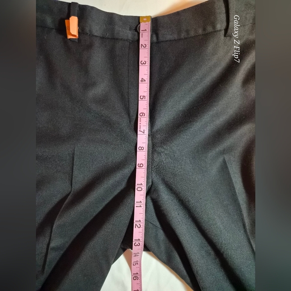 Talbots Windsor Italian Flannel Black Trousers Size 14P Petites - Picture 7 of 10